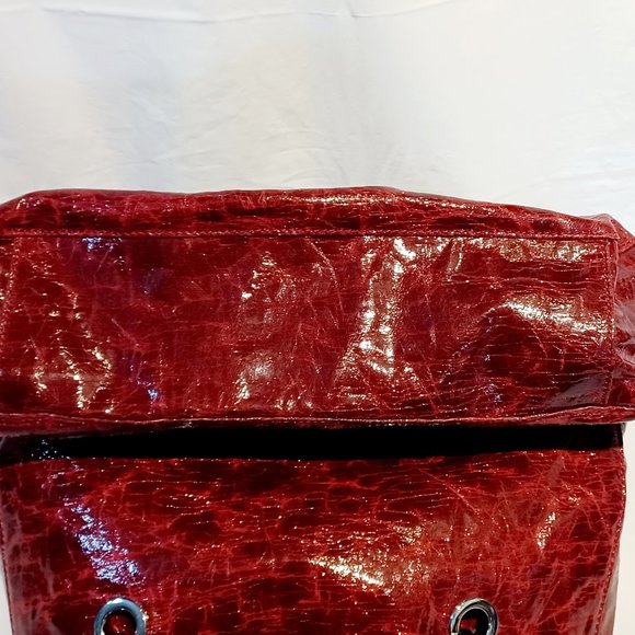 Kate Landry Large Faux Crocodile Shoulder Bag Purse - Picture 4 of 6